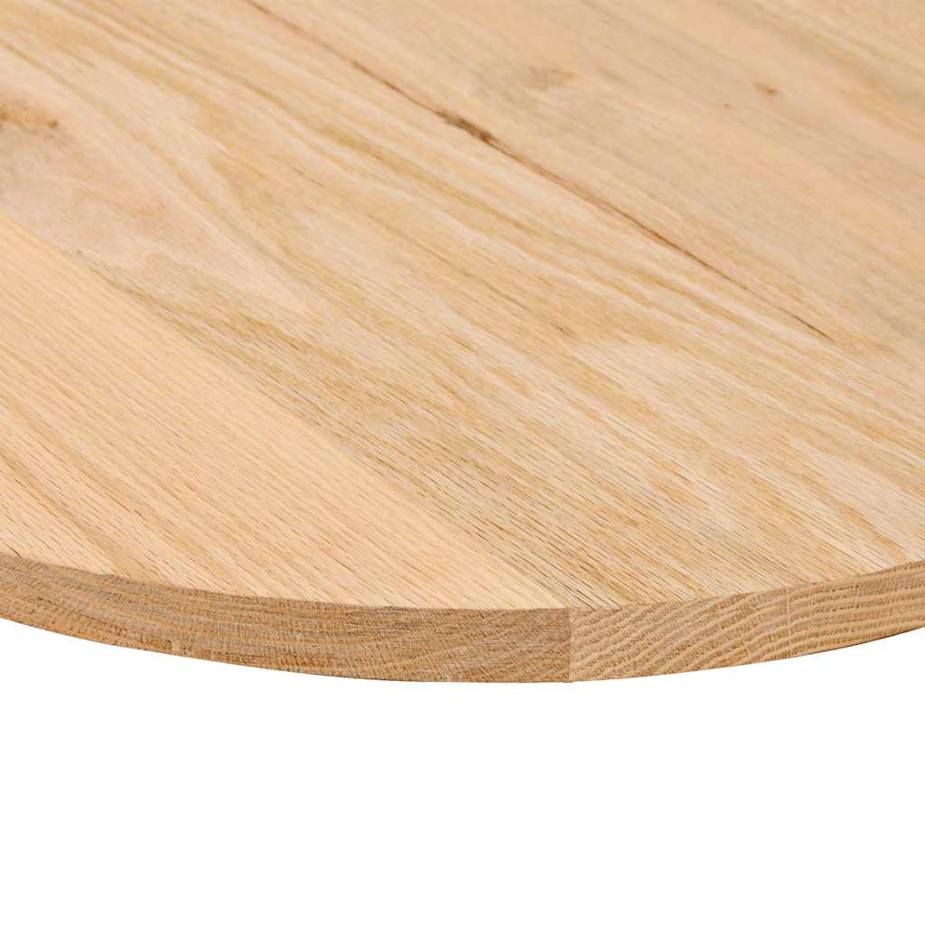 Bordplate 120x60x2 cm oval heltre eik vidaXL