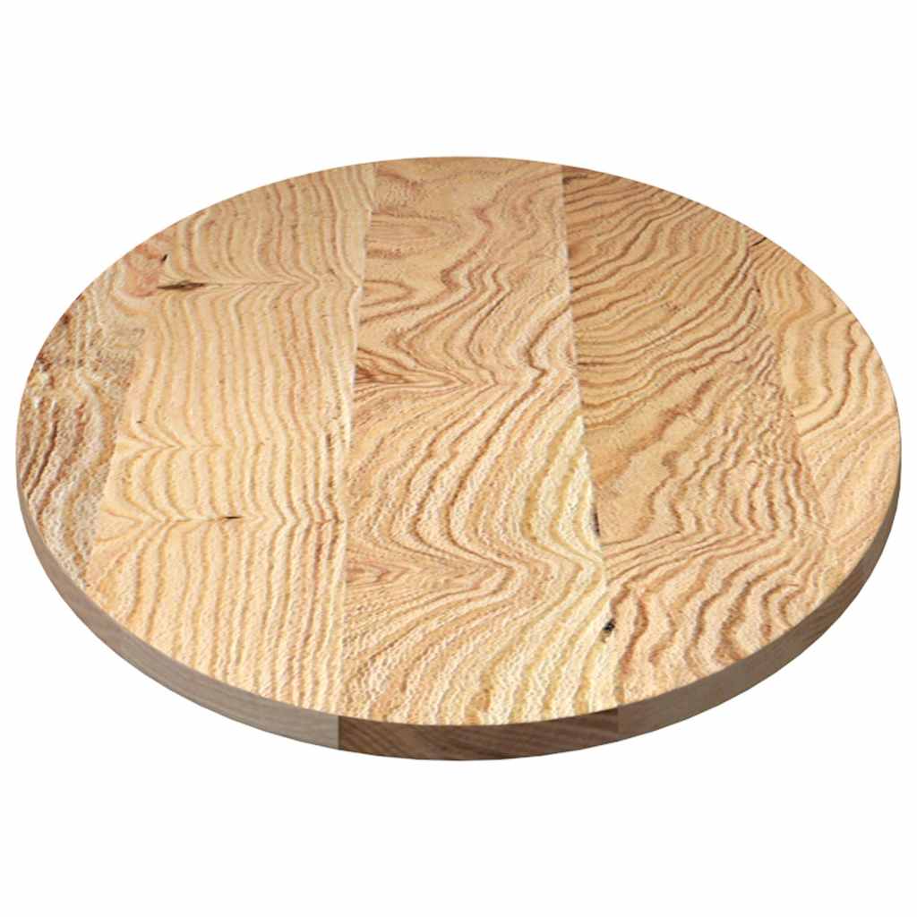 Bordplate 140x60x2 cm oval heltre eik vidaXL