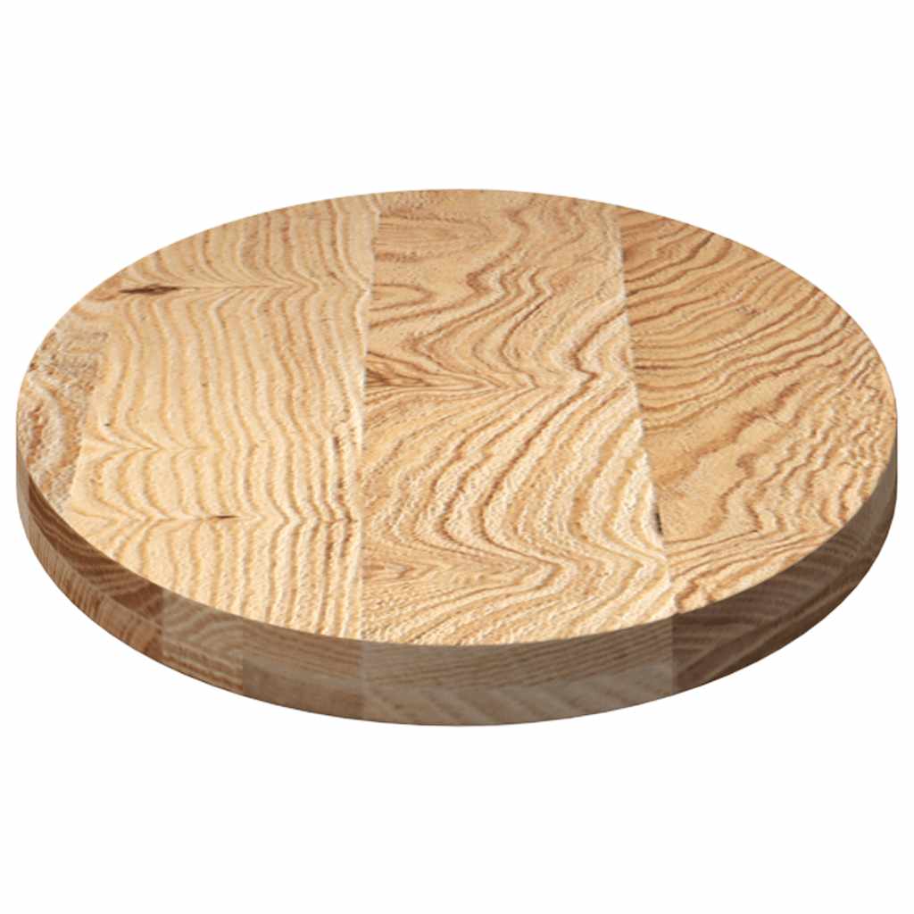 Bordplate 100x50x4 cm oval heltre eik