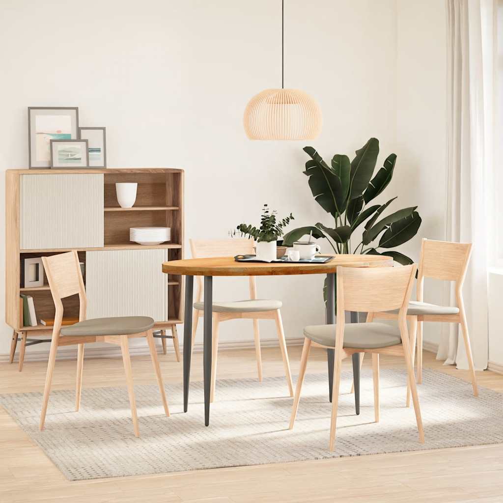 Bordplate lysebrun 120x60x4 cm oval heltre eik