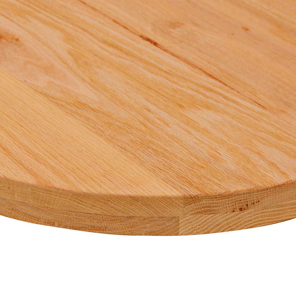 Bordplate lysebrun 120x60x4 cm oval heltre eik