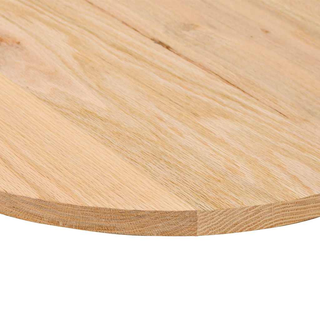 Bordplate 140x60x2 cm oval heltre eik vidaXL