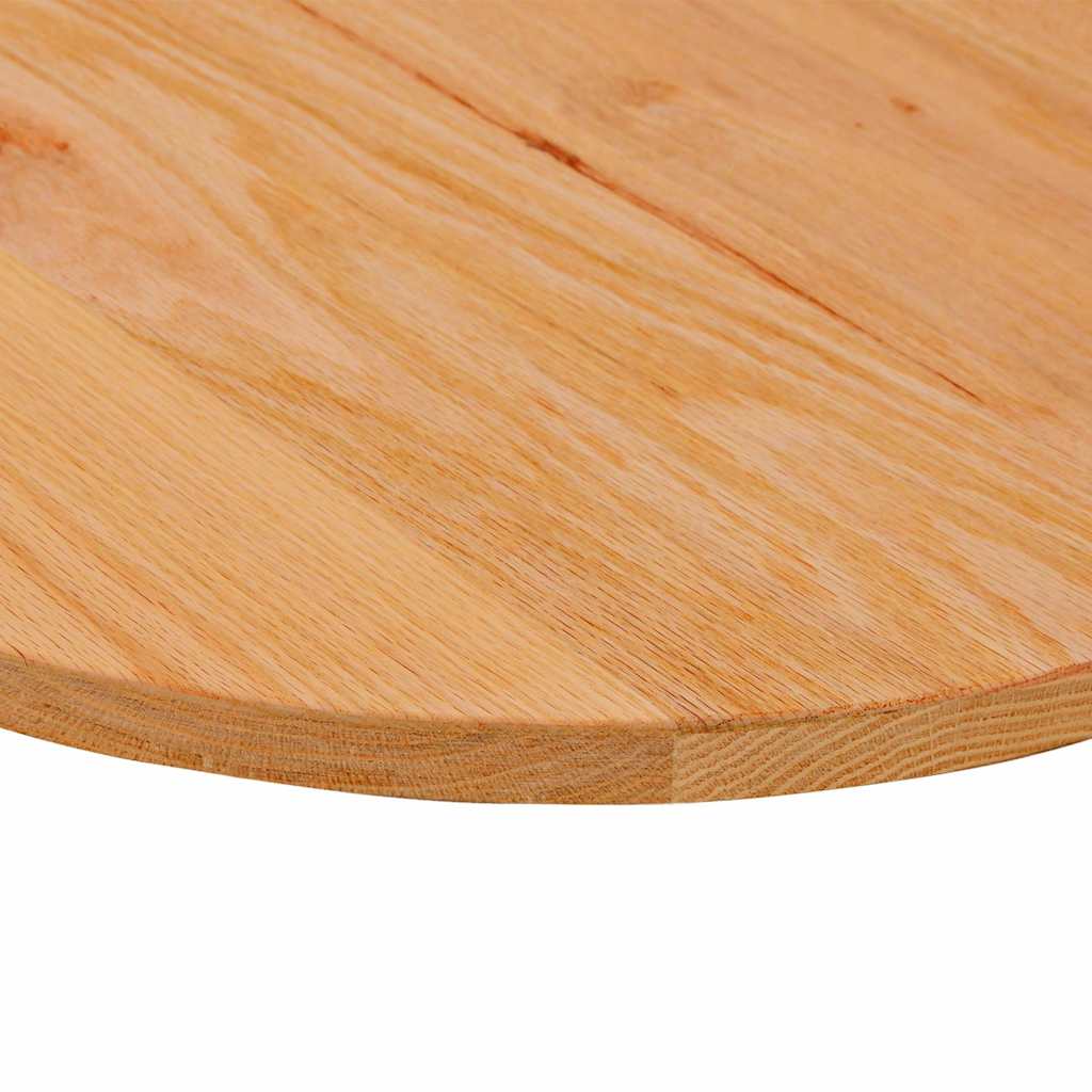 Bordplate lysebrun 120x60x2 cm oval heltre eik vidaXL