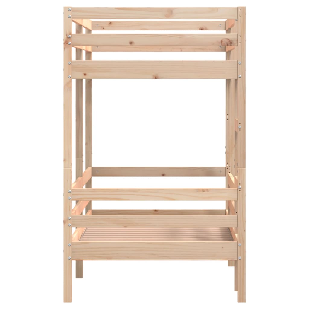 Køyeseng uten madrass 90x190 cm heltre furu