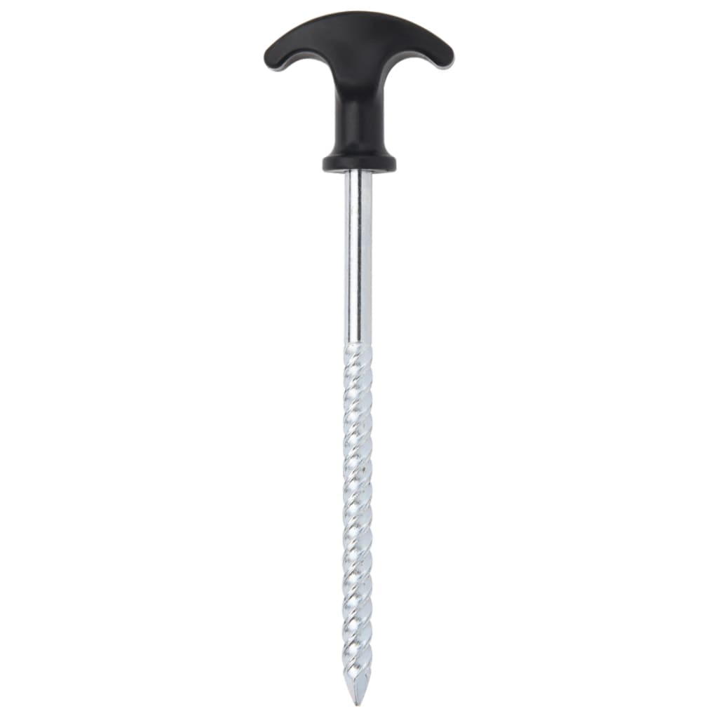 Teltplugger 24 stk 17 cm Ø7 mm galvanisert stål