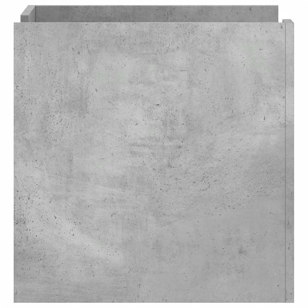 Nattbord betonggrå 45x50x50 cm konstruert tre