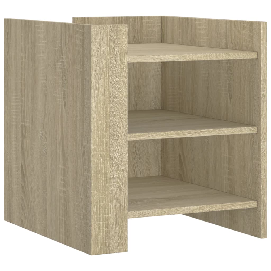 Nattbord sonoma eik 45x50x50 cm konstruert tre