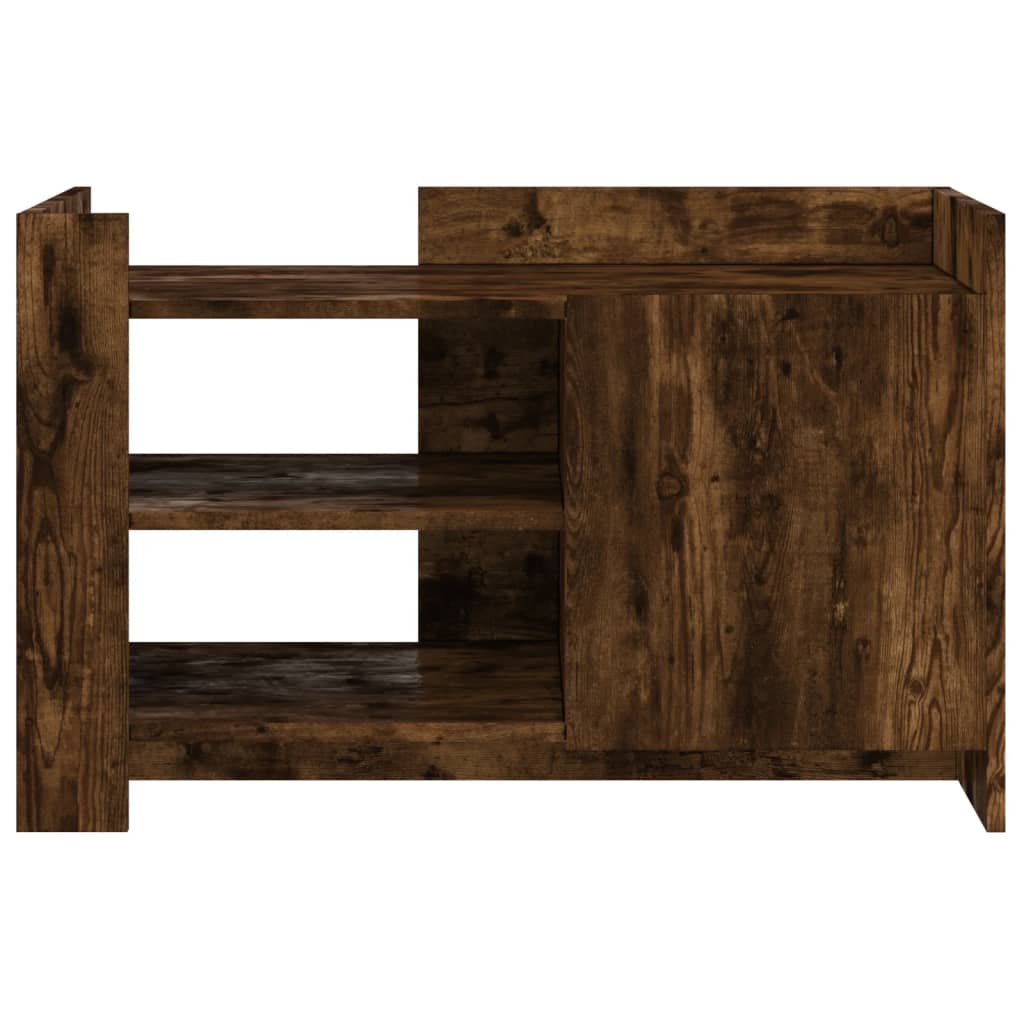 Salongbord røkt eik 80x50x50 cm konstruert tre