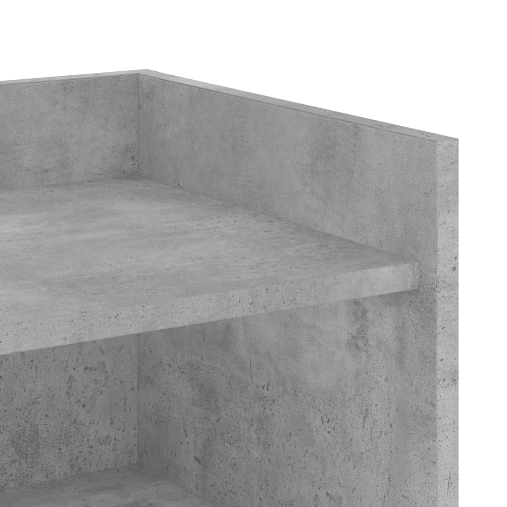 Skjenk betonggrå 73,5x35x75 cm konstruert tre