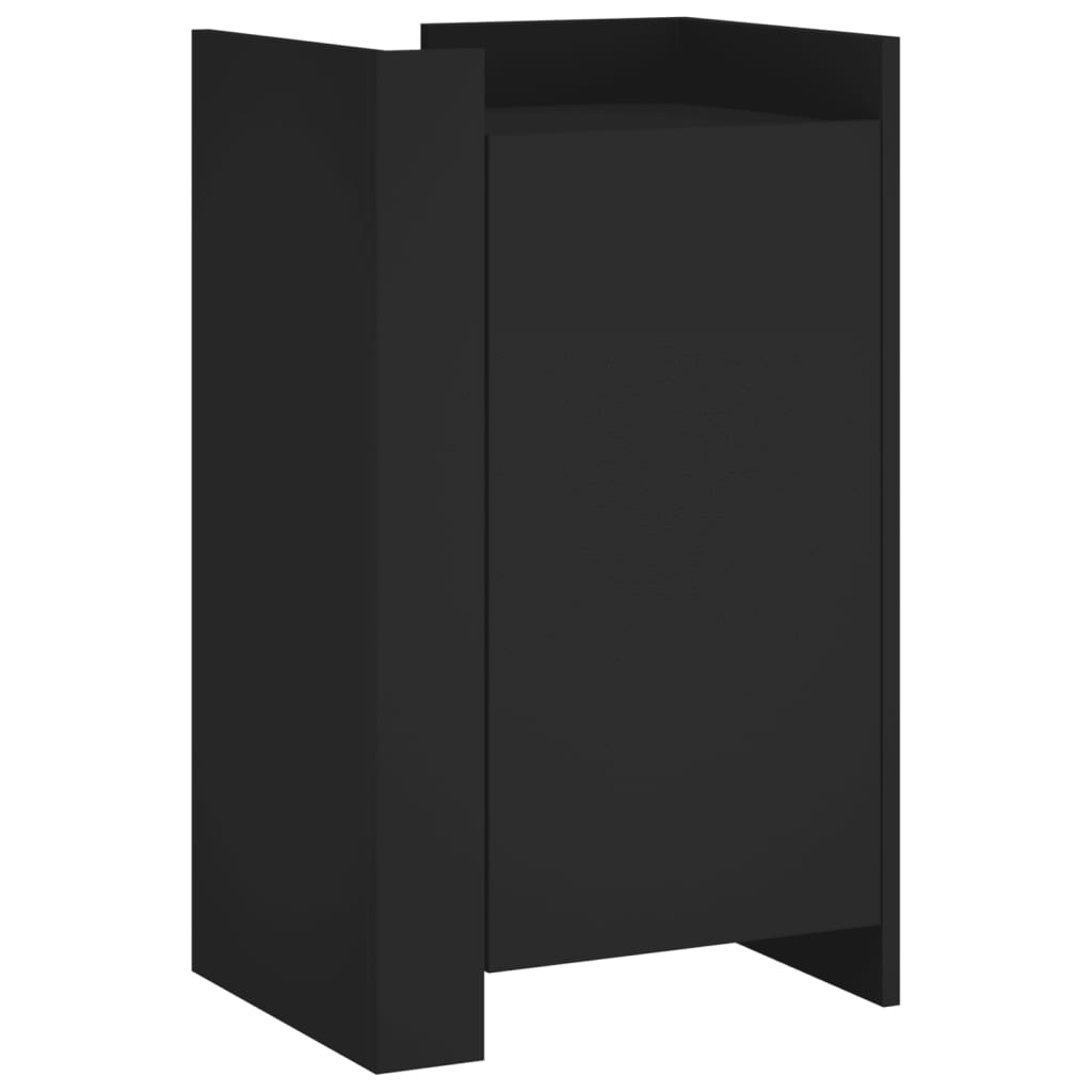 Skjenk svart 45x35x75 cm konstruert tre