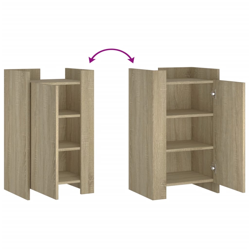 Skjenk sonoma eik 45x35x75 cm konstruert tre
