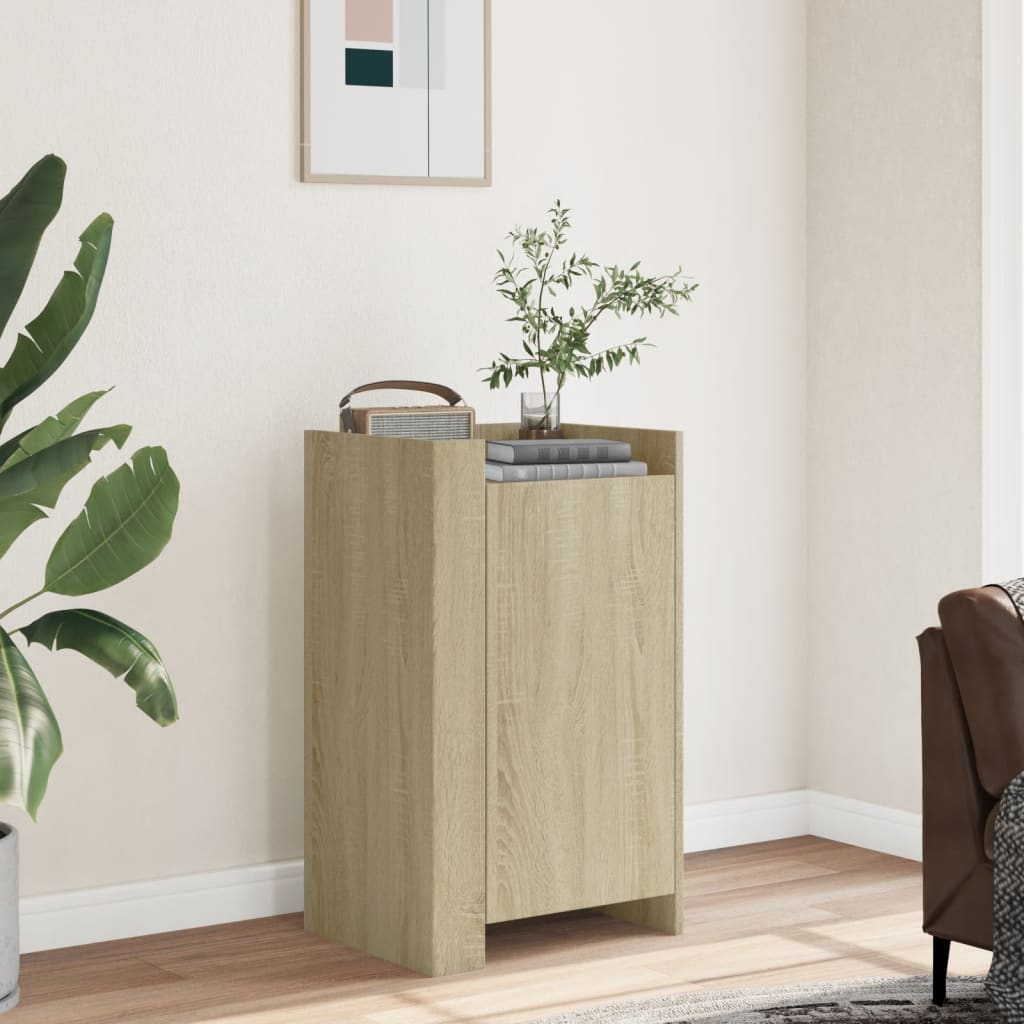 Skjenk sonoma eik 45x35x75 cm konstruert tre