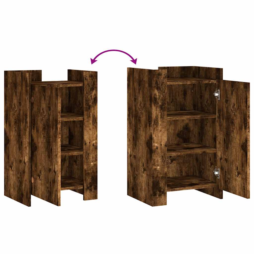 Skjenk røkt eik 45x35x75 cm konstruert tre