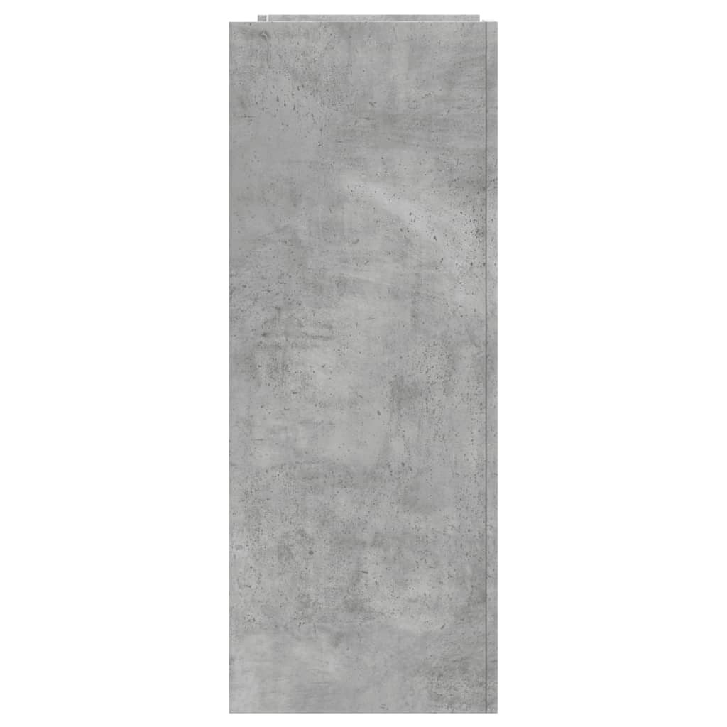 Konsollbord betonggrå 100x35x90 cm konstruert tre