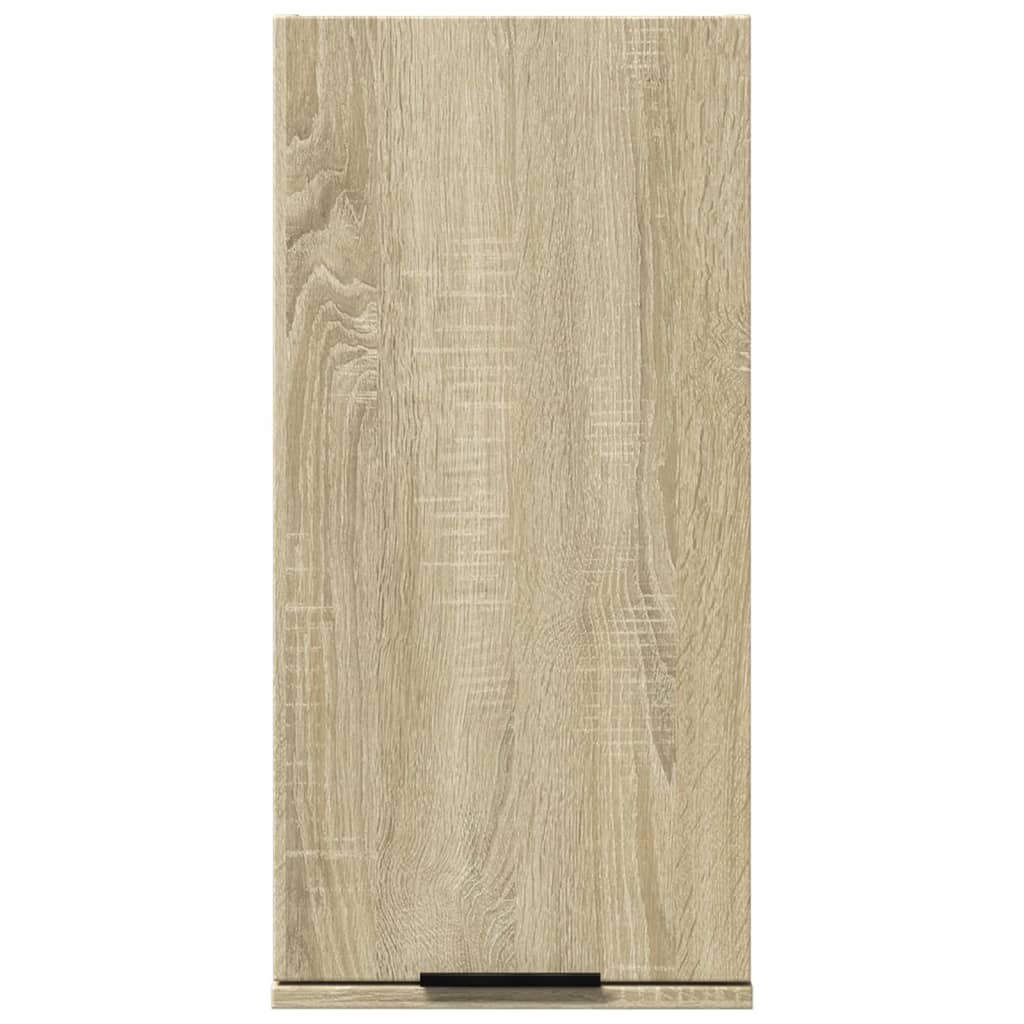 Vegghengt baderomsskap sonoma eik 32x20x67 cm