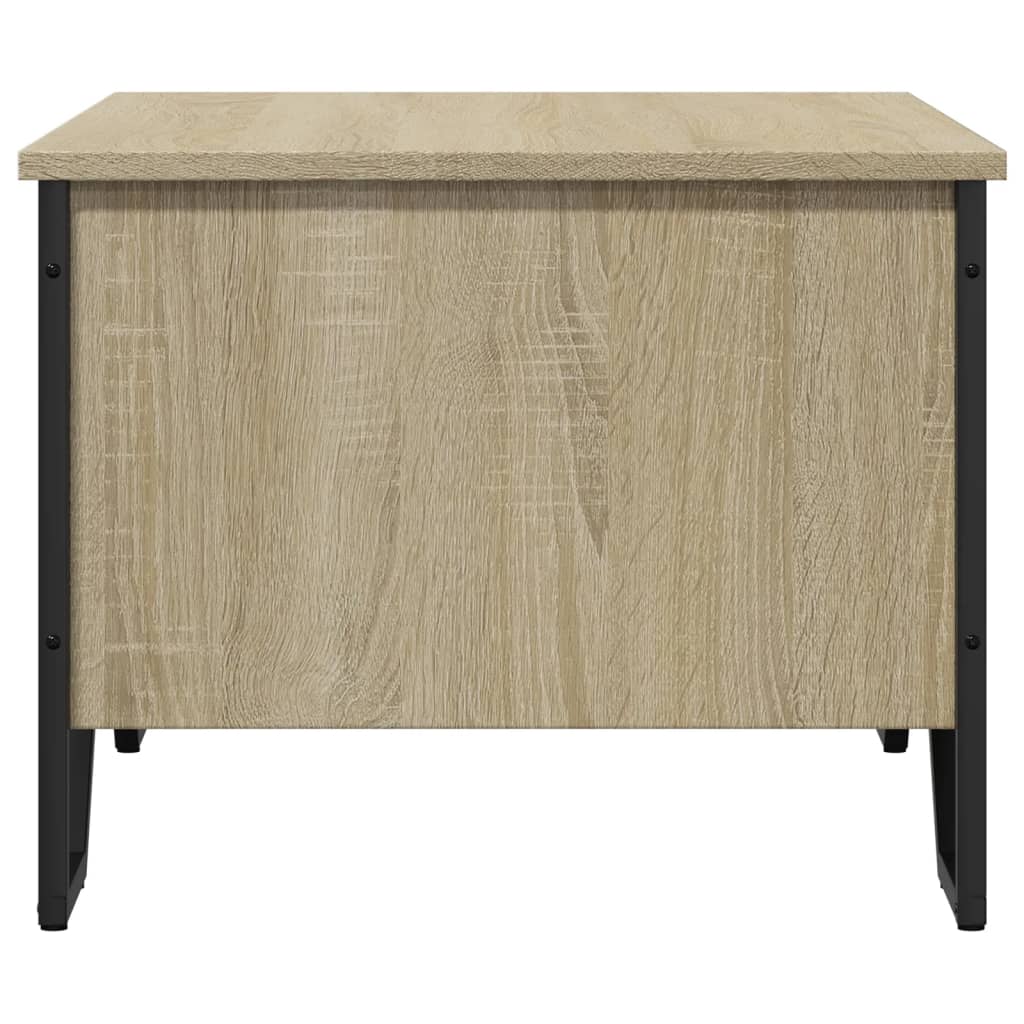 Salongbord sonoma eik 75x51x40 cm konstruert tre