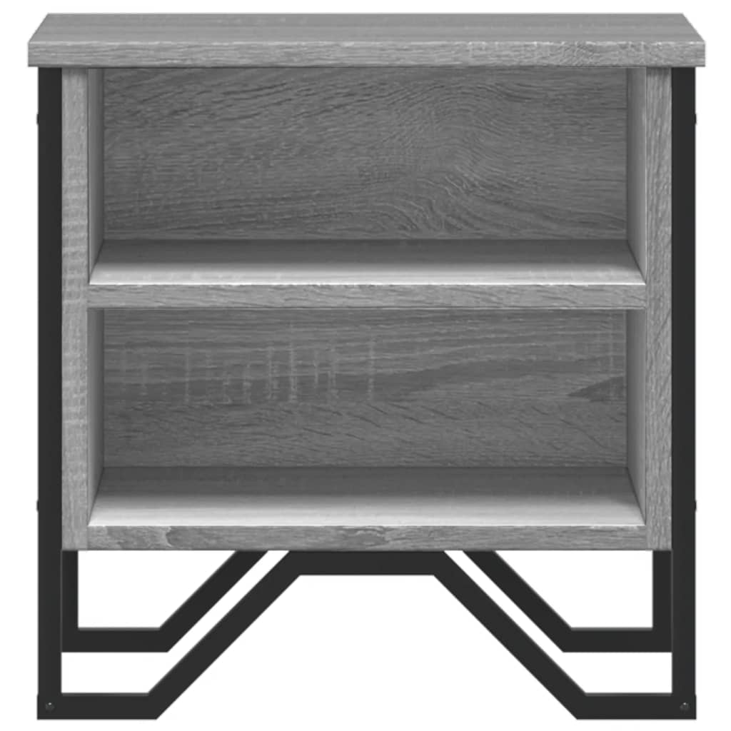 Nattbord 2 stk sonoma 2 stk eik 40x30x40 cm konstruert tre