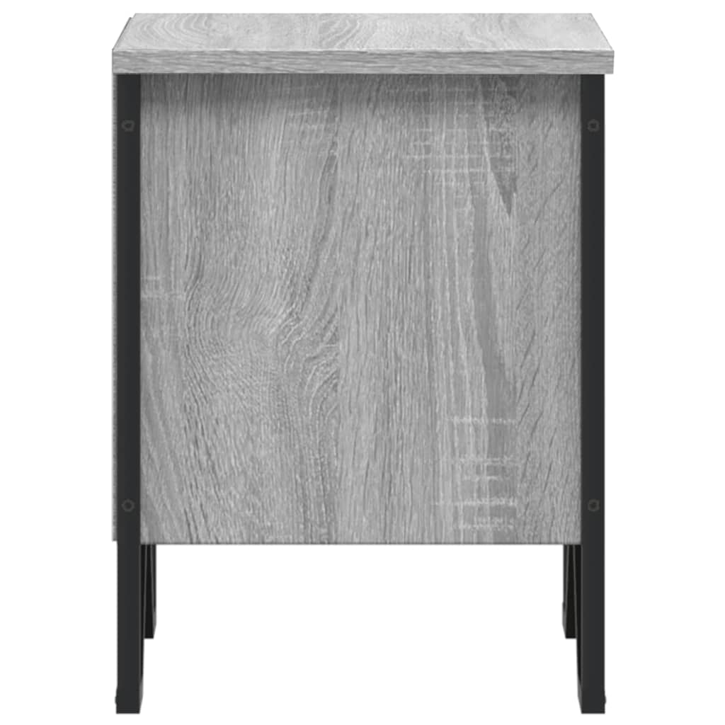 Nattbord 2 stk sonoma 2 stk eik 40x30x40 cm konstruert tre
