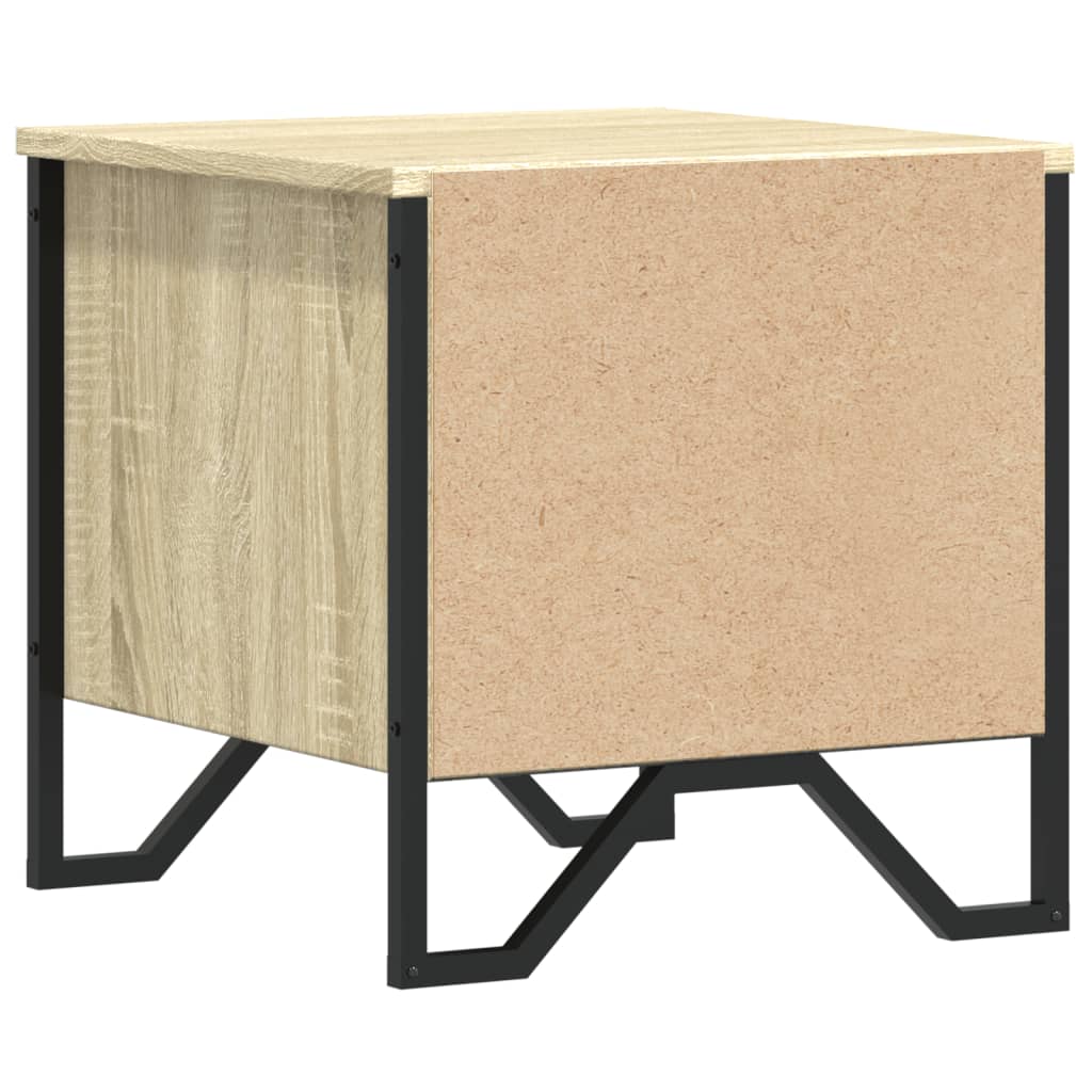 Nattbord sonoma eik 40x41x40 cm konstruert tre