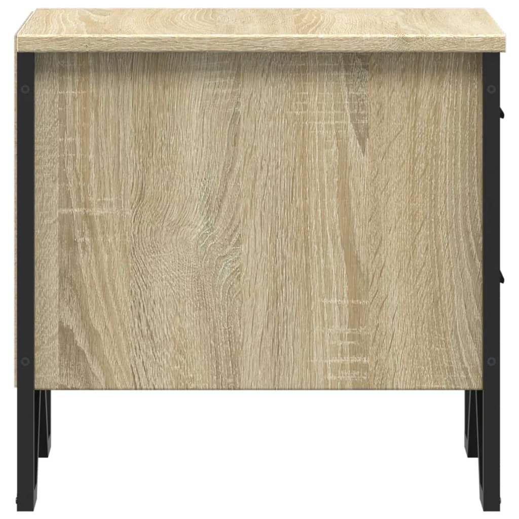 Nattbord 2 stk sonoma eik 40x40x50 cm konstruert tre