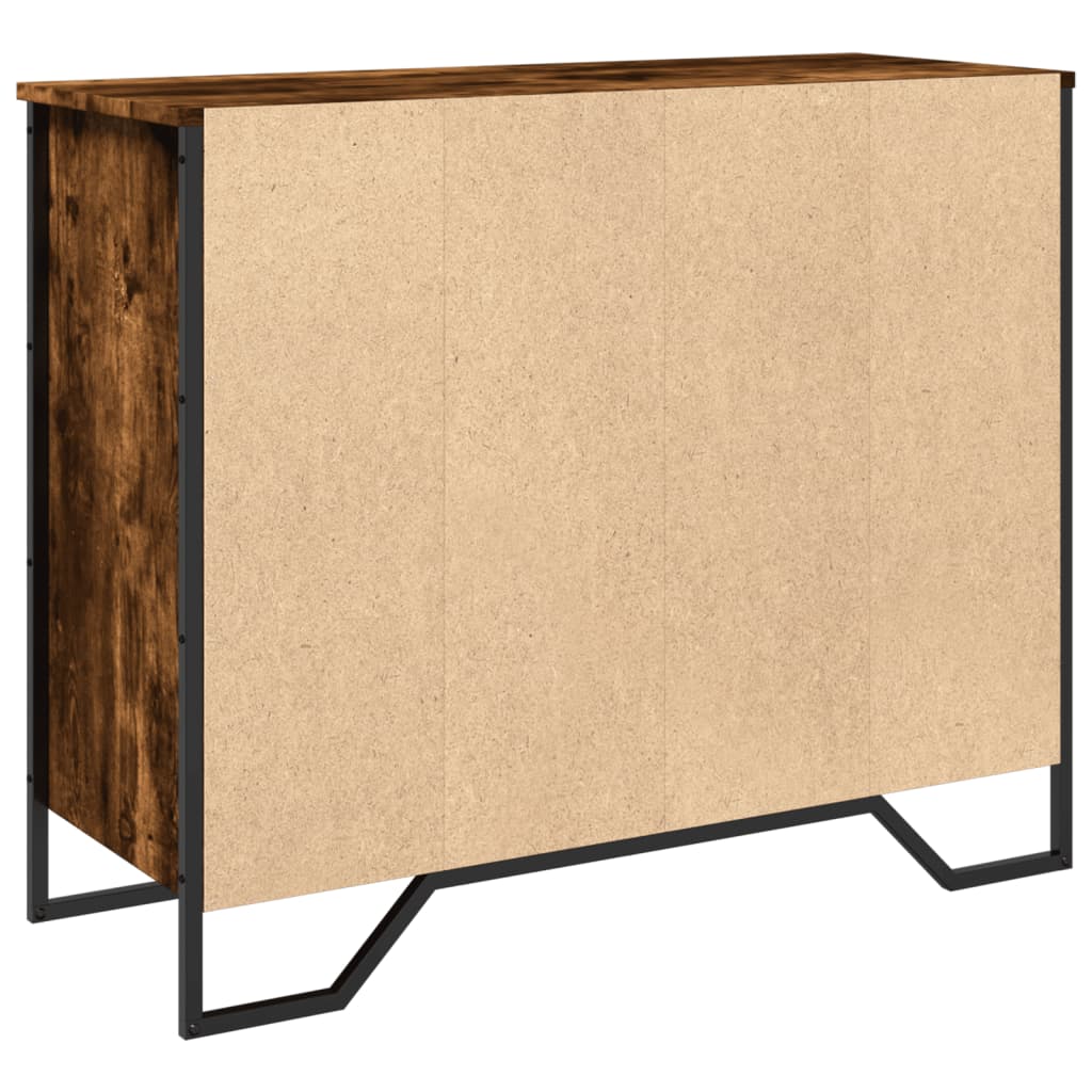 Skjenk røkt eik 91x35,5x74,5 cm konstruert tre