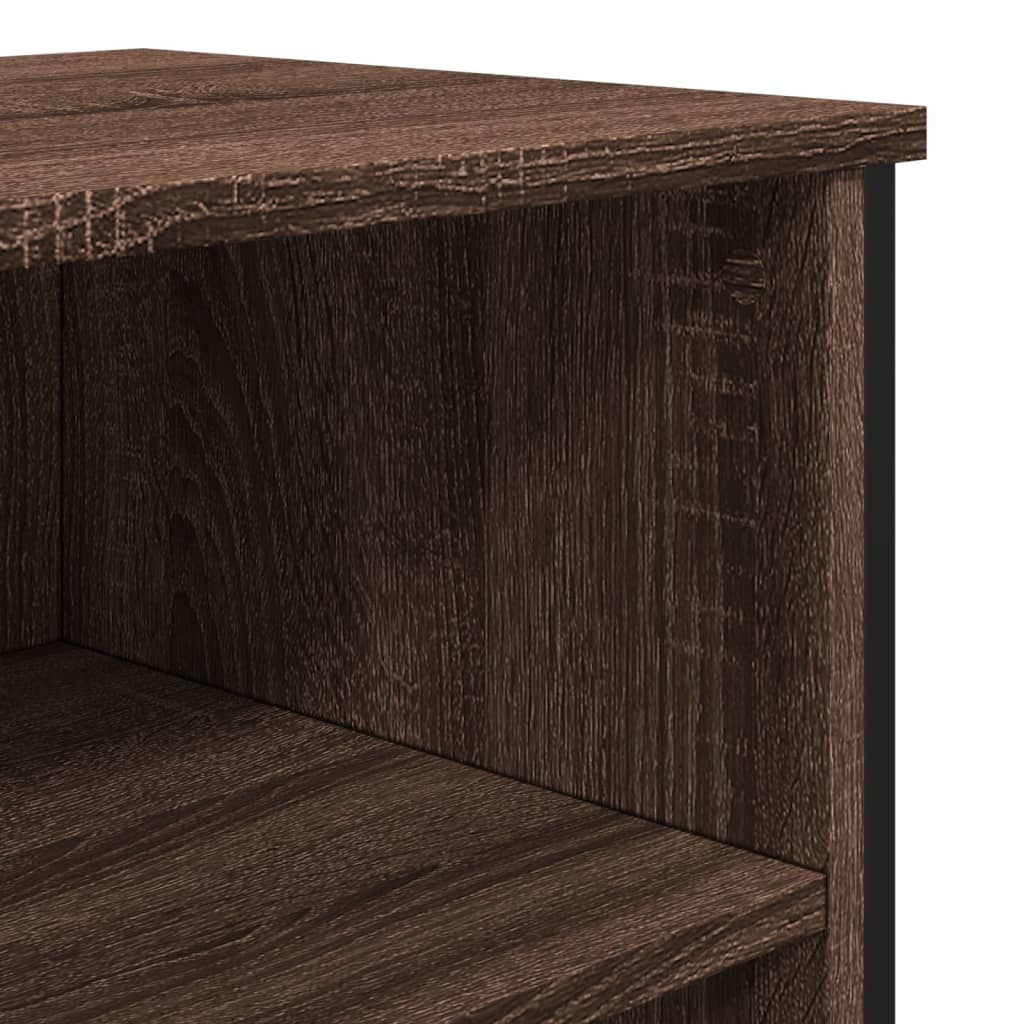Skjenk brun eik 91x35,5x74,5 cm konstruert tre
