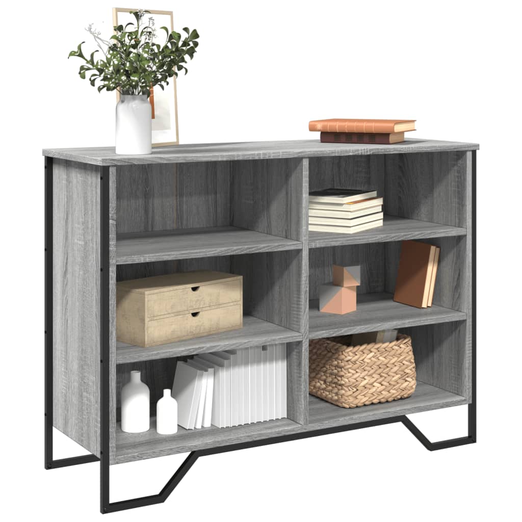 Skjenk grå sonoma 101x35,5x74,5 cm konstruert tre