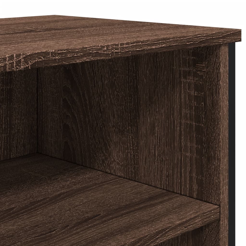 Skjenk brun eik 101x35,5x74,5 cm konstruert tre