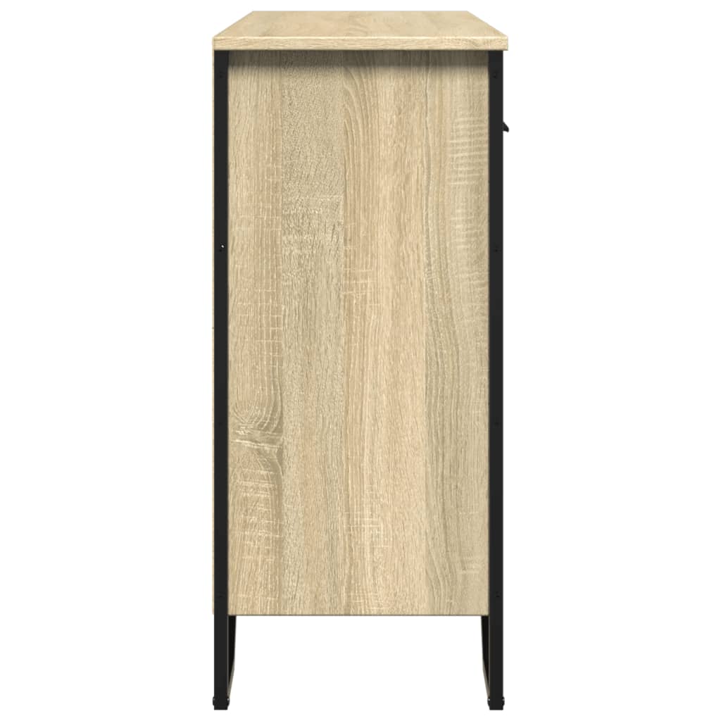 Skjenk sonoma eik 97x32,5x74,5 cm konstruert tre