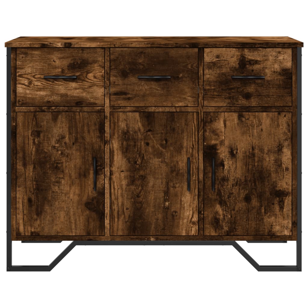 Skjenk røkt eik 97x32,5x74,5 cm konstruert tre