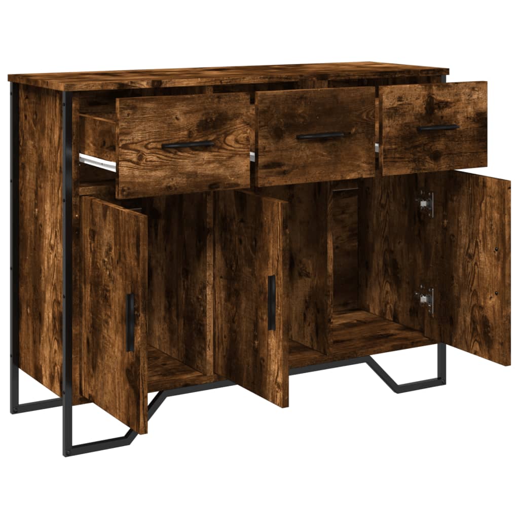 Skjenk røkt eik 97x32,5x74,5 cm konstruert tre