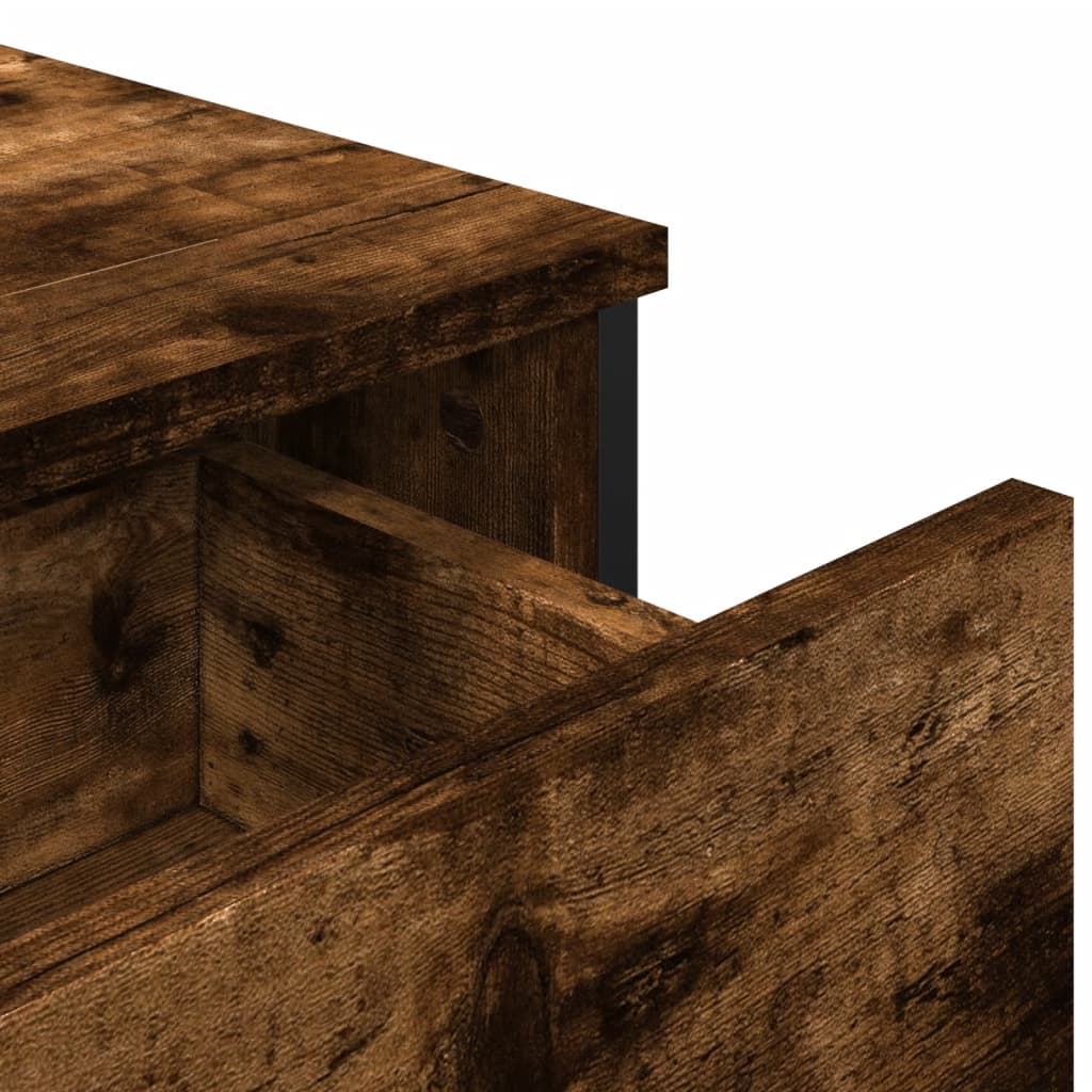 Skjenk røkt eik 97x32,5x74,5 cm konstruert tre