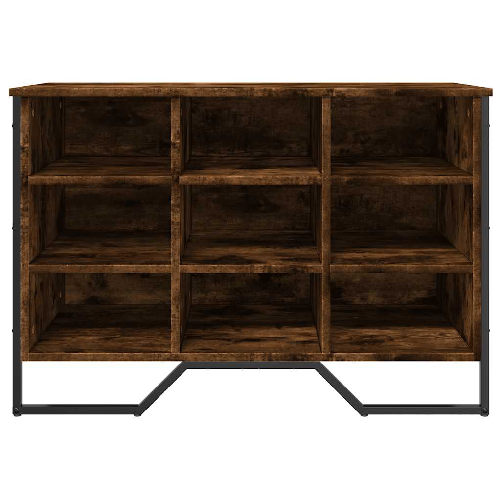 Skohylle røkt eik 90x38x61,5 cm konstruert tre