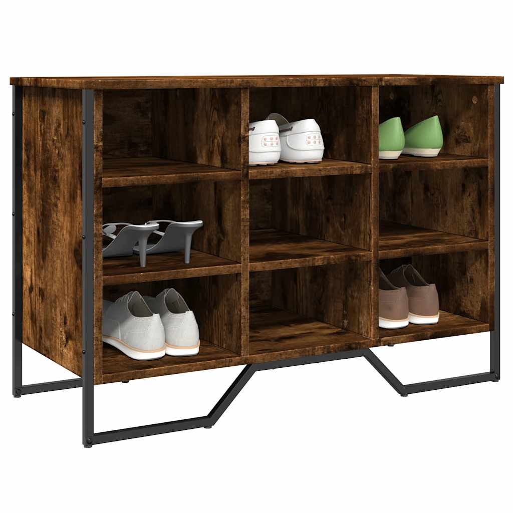 Skohylle røkt eik 90x38x61,5 cm konstruert tre