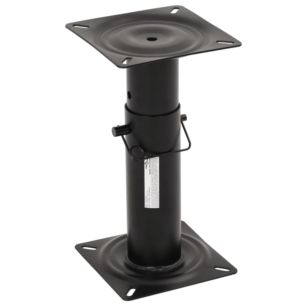Sokkel for båtsete justerbar 28-45,5 cm stål vidaXL