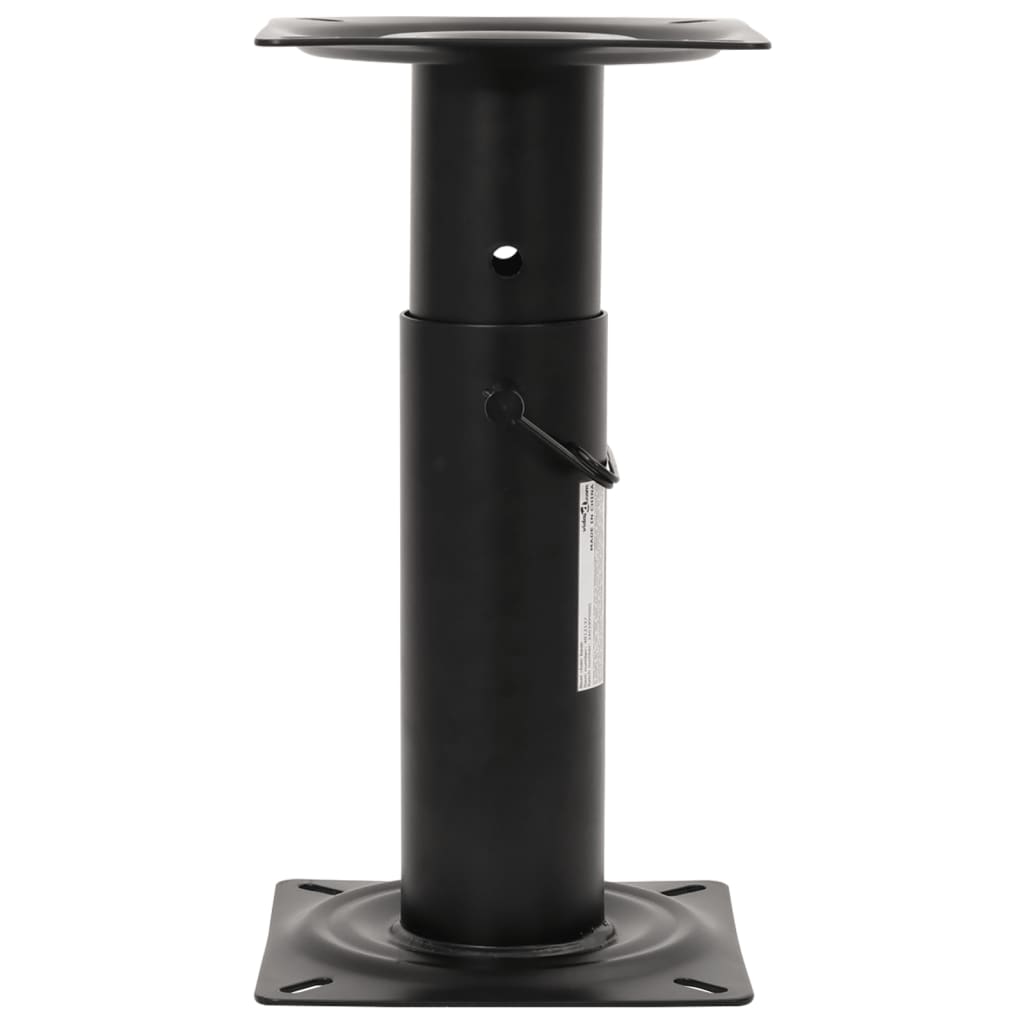 Sokkel for båtsete justerbar 28-45,5 cm stål vidaXL