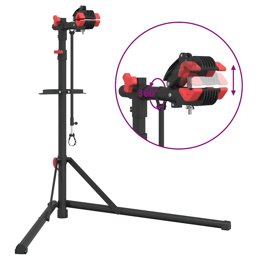 Reparasjonsstativ sammenleggbar justerbar 108-188 cm aluminium