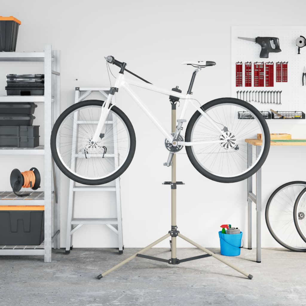 Reparasjonsstativ sammenleggbar justerbar 120-165 cm aluminium