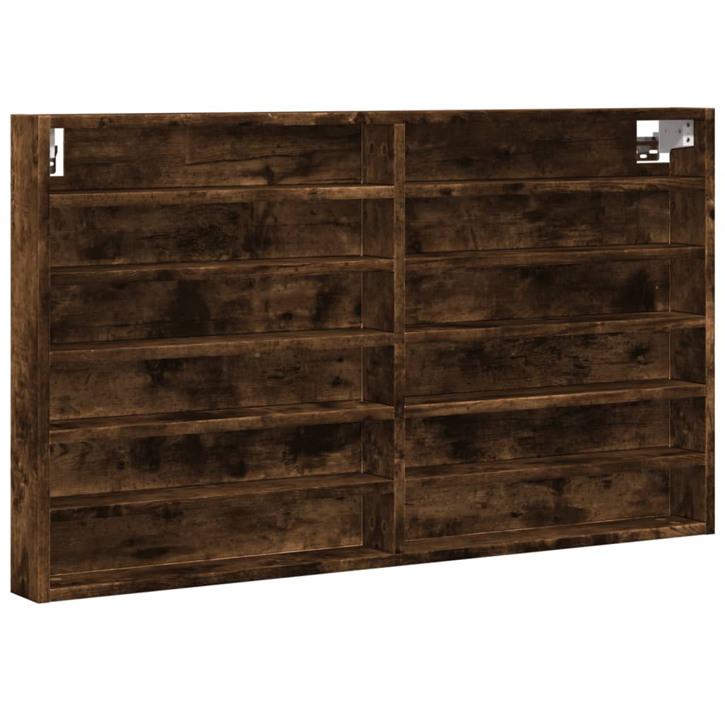 Hyller røkt eik 100x8,5x58 cm konstruert tre
