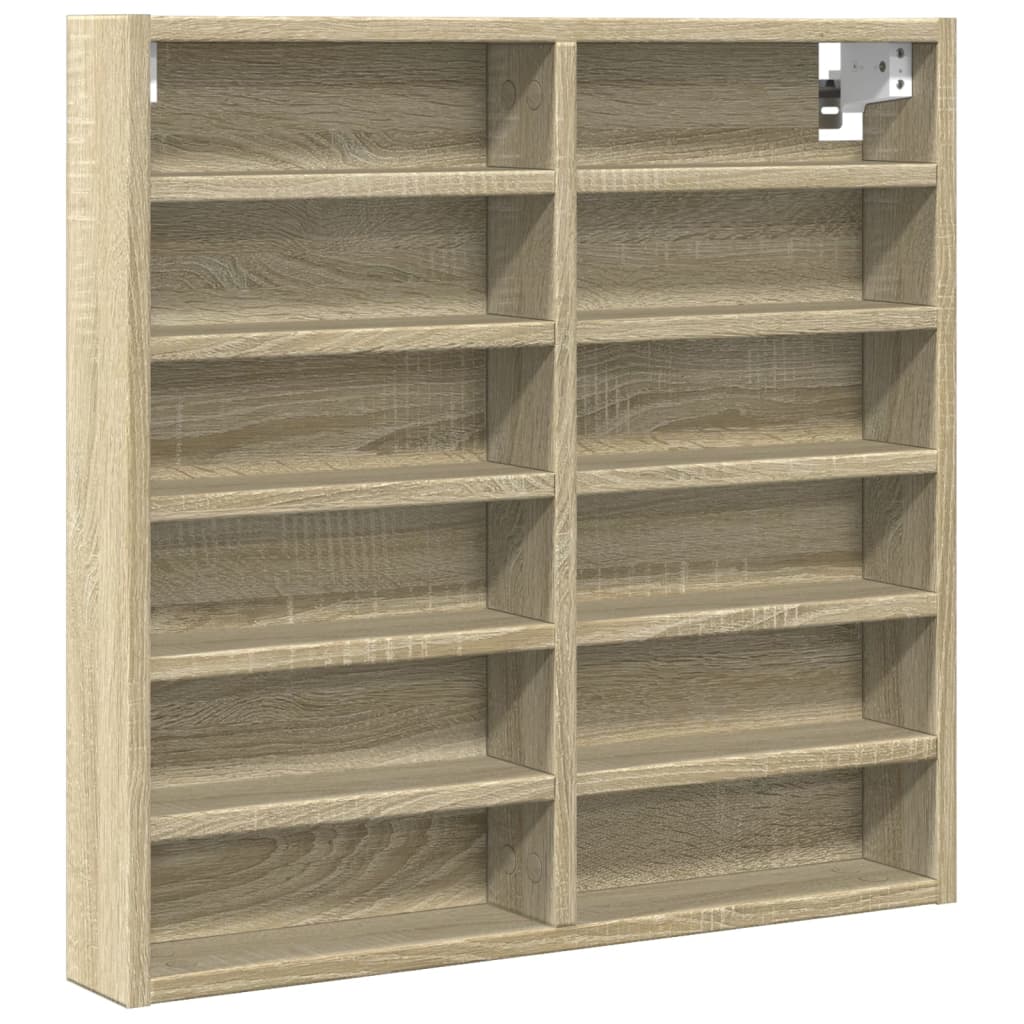 Hyller sonoma eik 60x8,5x58 cm konstruert tre