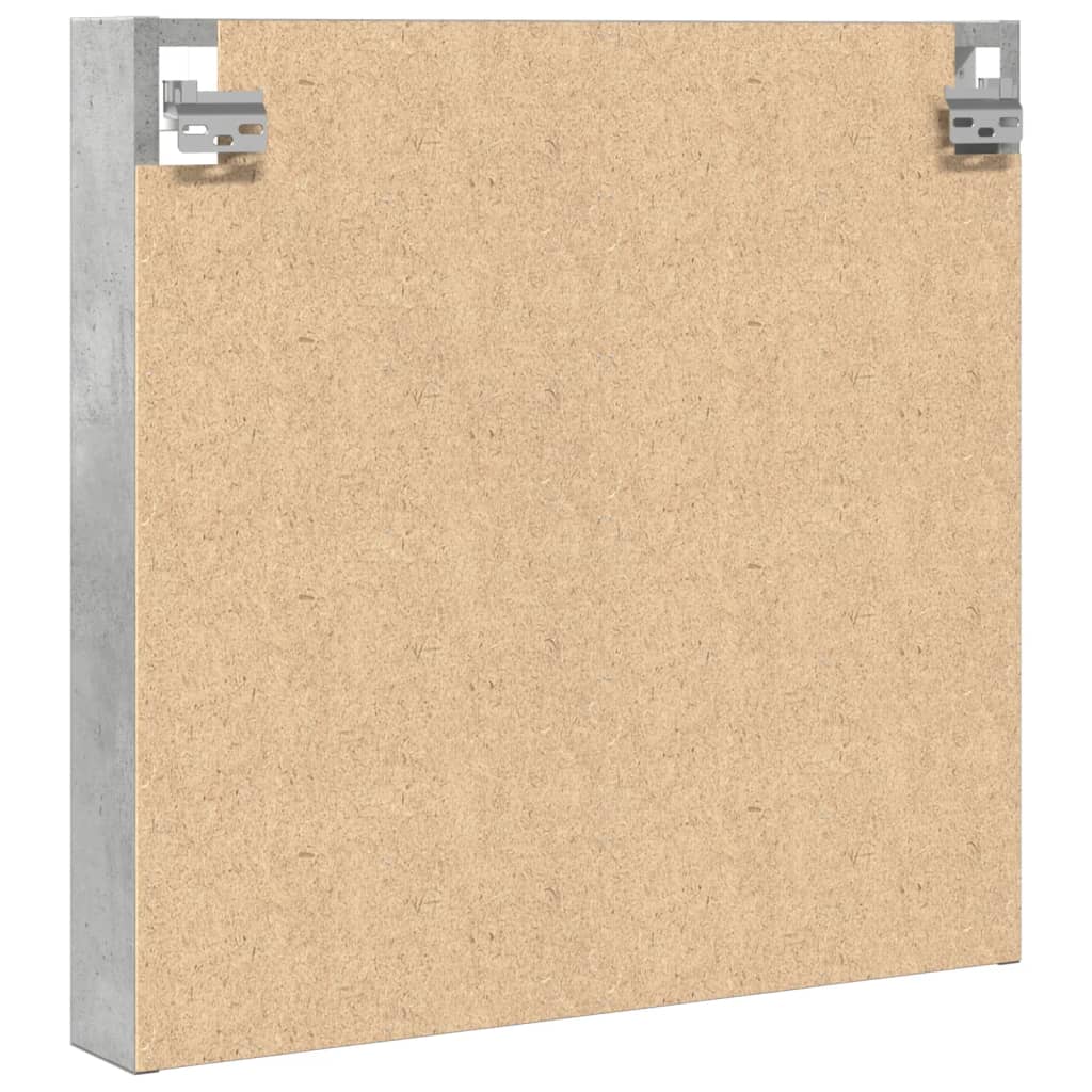 Hylle betonggrå 60x8,5x58 cm konstruert tre