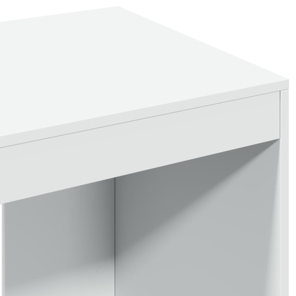 Skrivebord hvit 103,5x56,5x94 cm konstruert tre