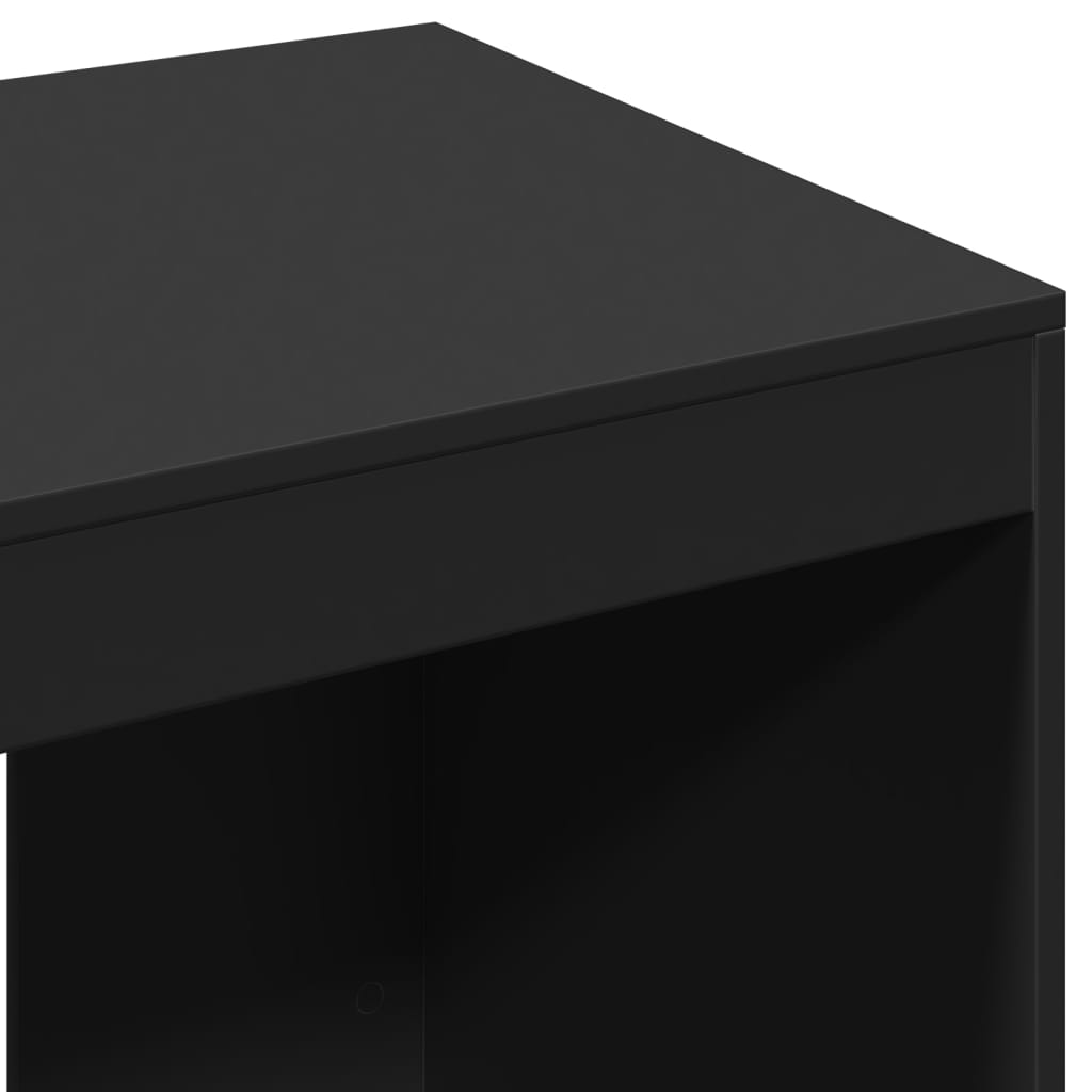 Skrivebord svart 103,5x56,5x94 cm konstruert tre