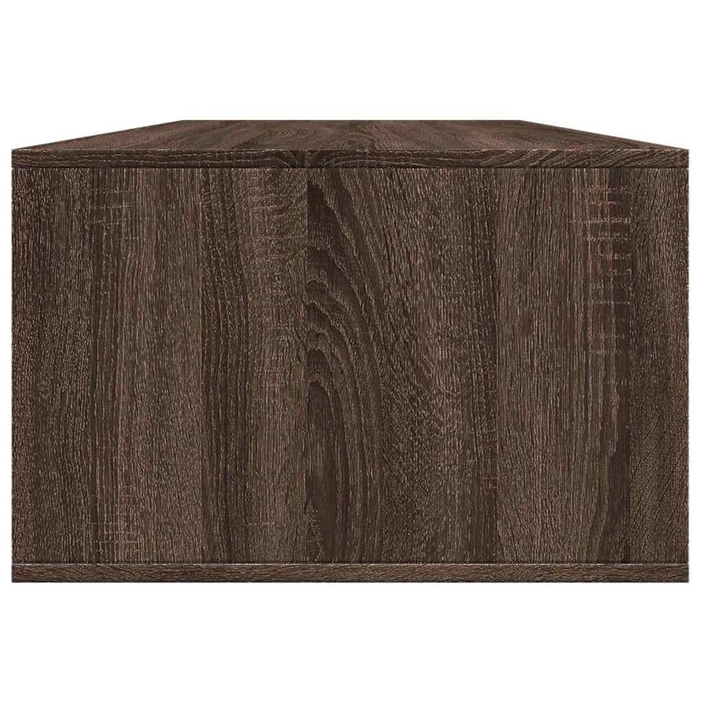 Salongbord brun eik 102x55x35 cm konstruert tre
