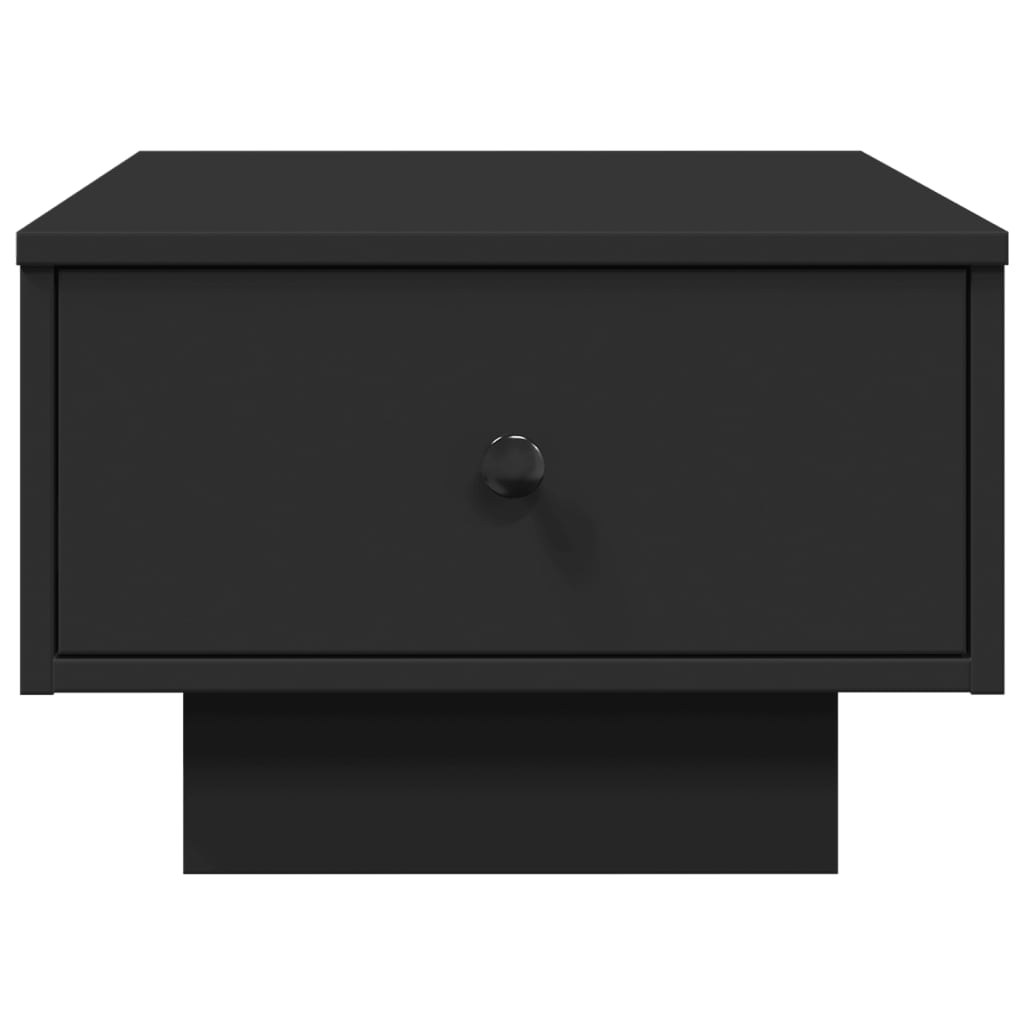 Salongbord svart 60x45x31 cm konstruert tre