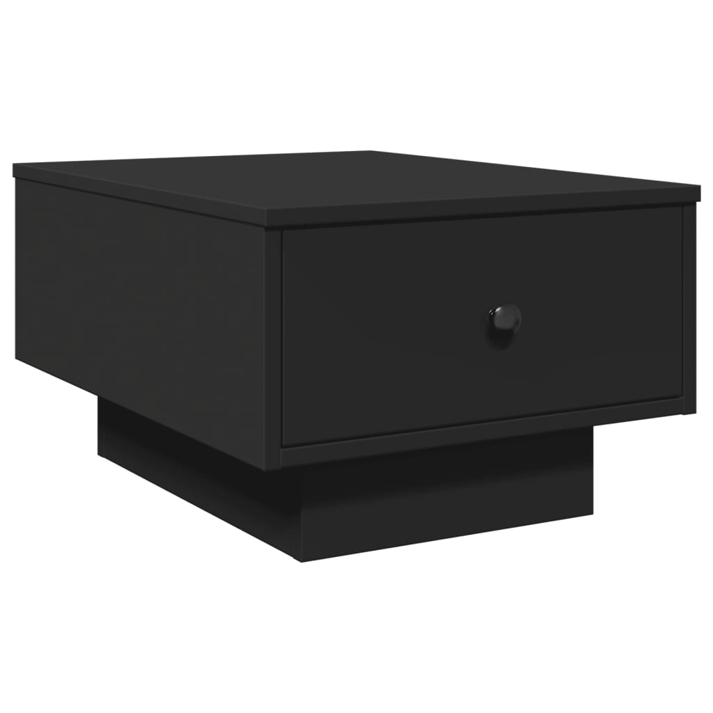 Salongbord svart 60x45x31 cm konstruert tre