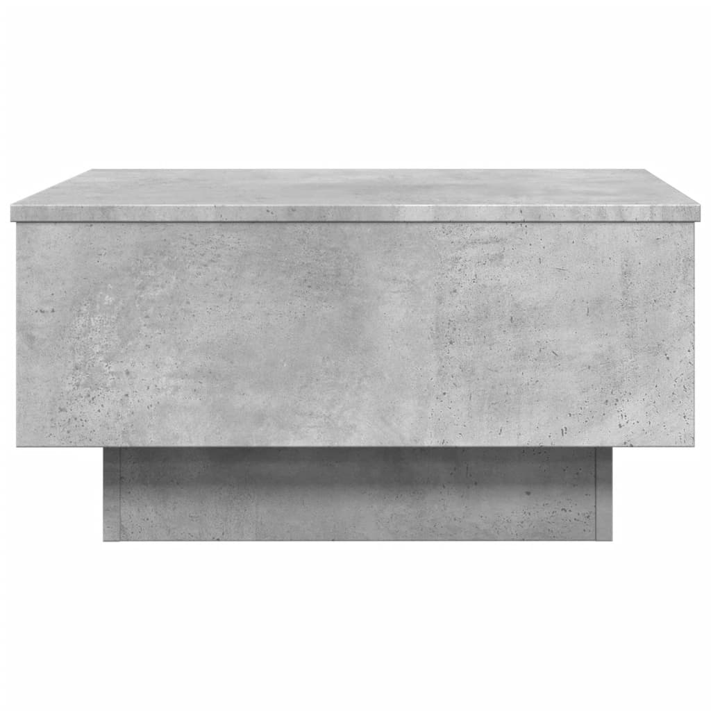 Salongbord betonggrå 60x45x31 cm konstruert tre