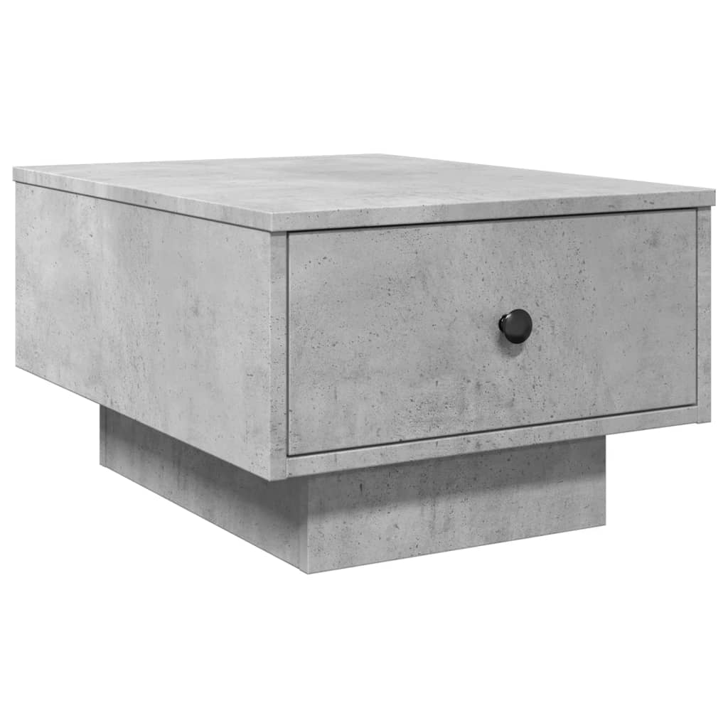 Salongbord betonggrå 60x45x31 cm konstruert tre