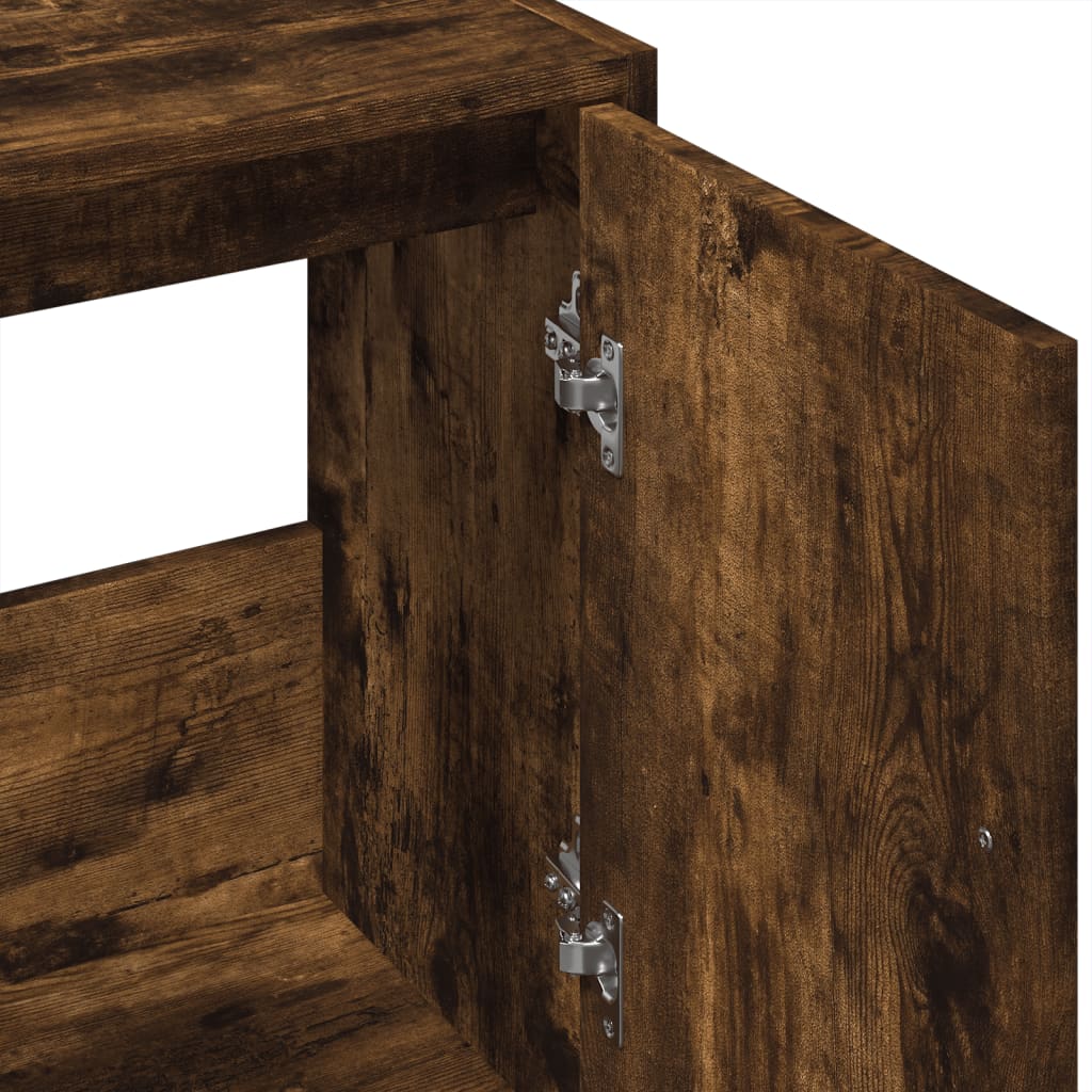 Servantskap røkt eik 63x29x55 cm konstruert tre