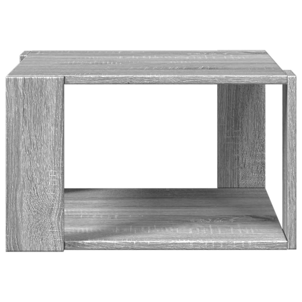 Salongbord grå sonoma 51,5x51,5x30 cm konstruert tre